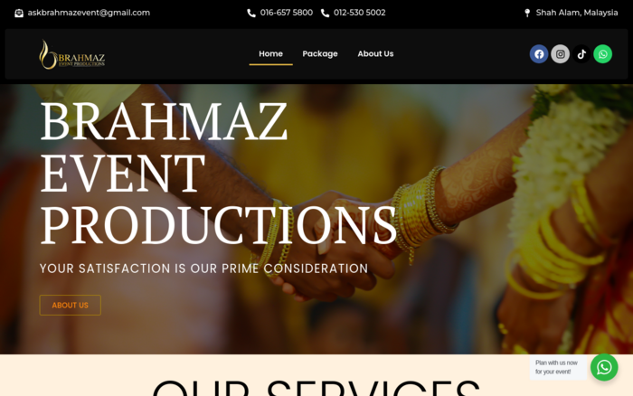 brahmaz event planner